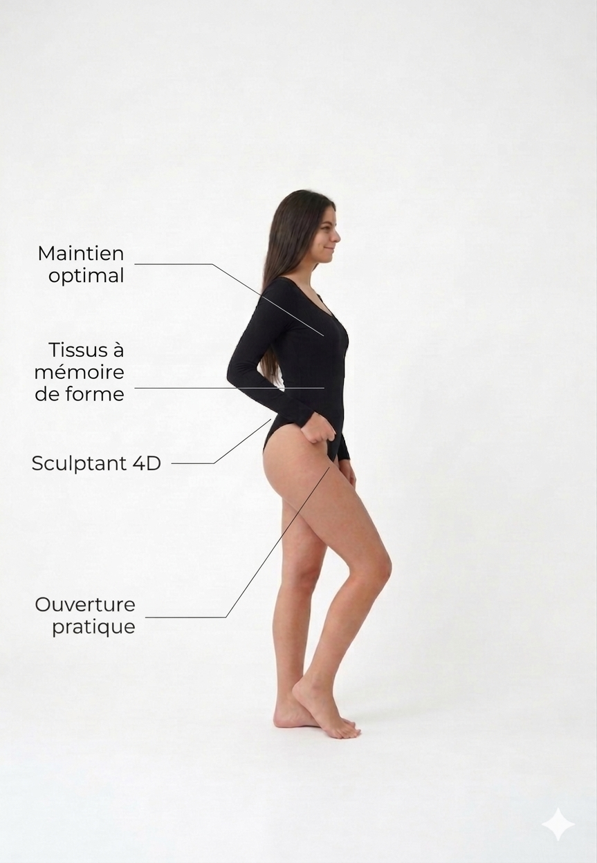 Body manches longues Reshape